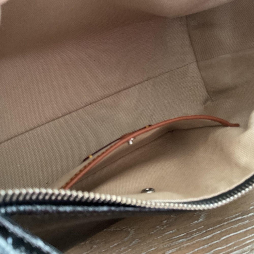 Coach Black Glazed Leather Juliet Shoulder Bag - Picture 12 of 12